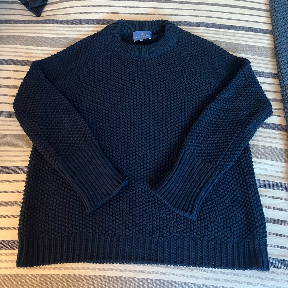 Alice Walk Cotton Fisherman Sweater